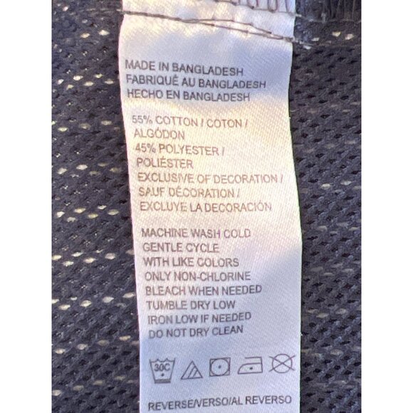 Izod Blue Gray Striped Mens Golf Shorts Size 40 Cotton Blend - Picture 10 of 10